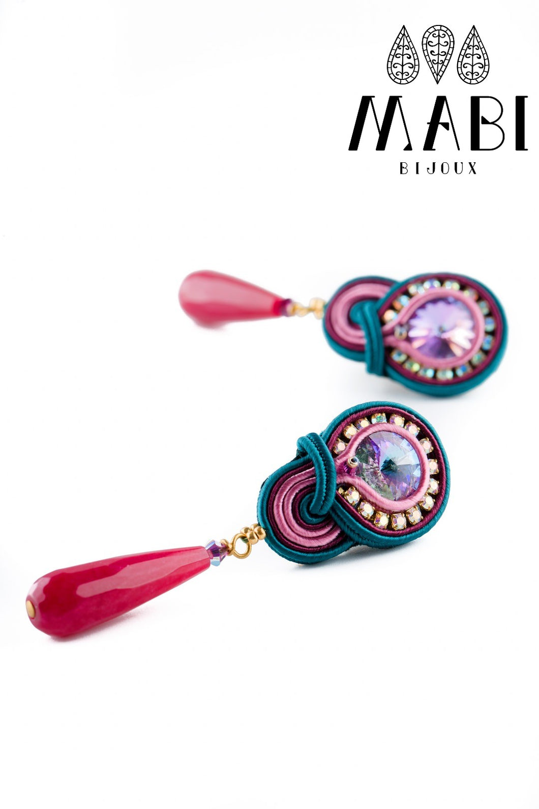 Orecchini soutache pendenti